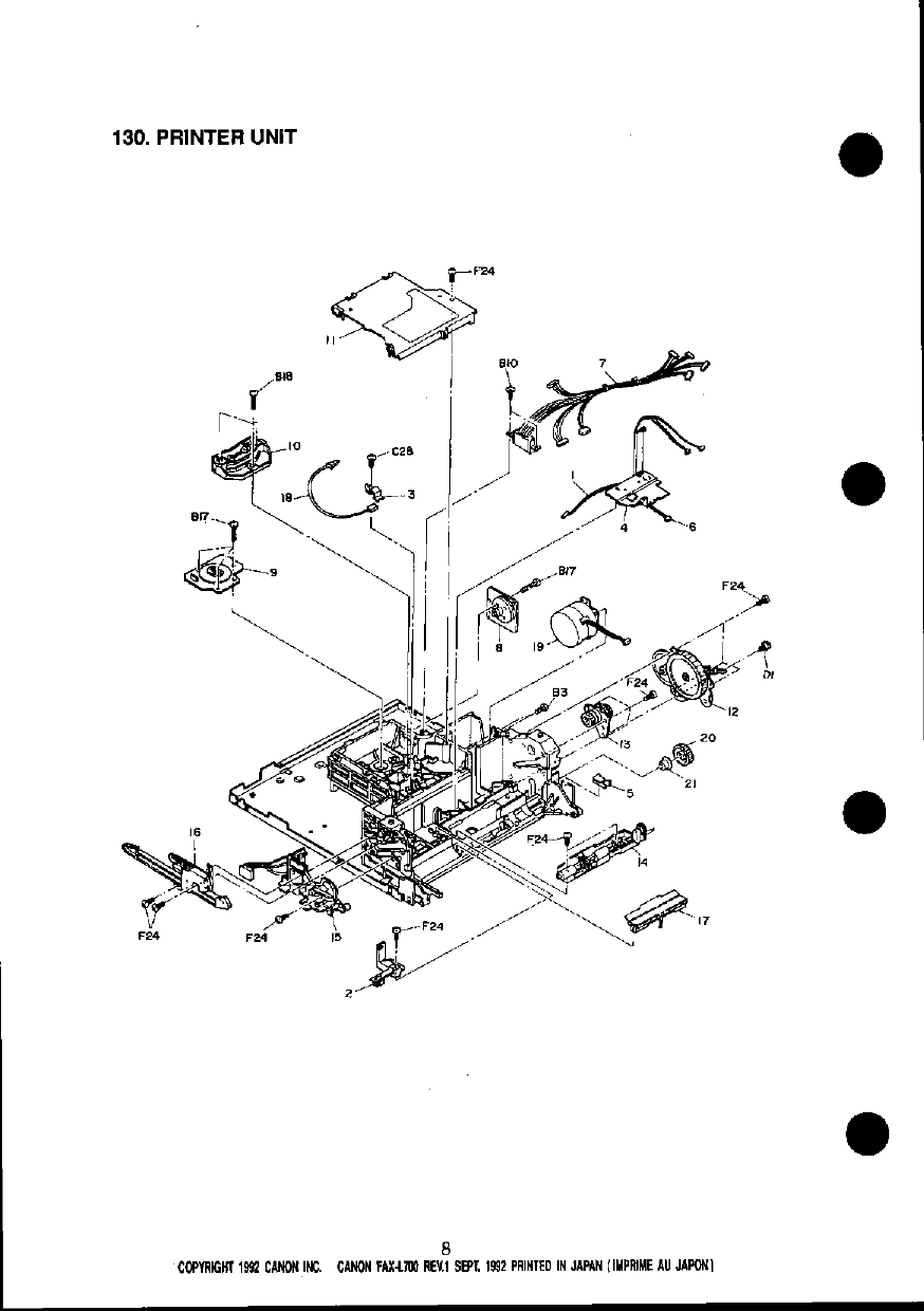 Canon FAX L700 Parts and Service Manual-6